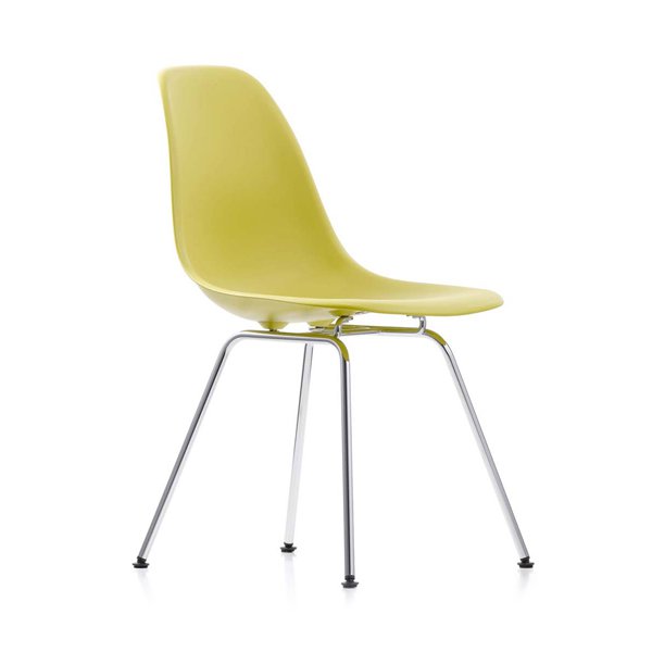 Poly and Bark Vortex Side Chair, Yellow