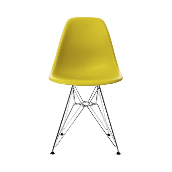 Poly and Bark Vortex Side Chair, Yellow