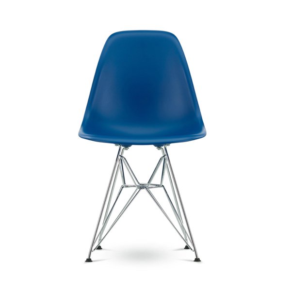 Poly and Bark Vortex Side Chair, Blue